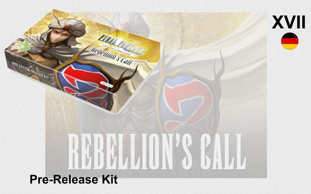 Final Fantasy TCG OPUS 17 / XVII Rebellion`s Call Pre-Release Kit - engl./dt.