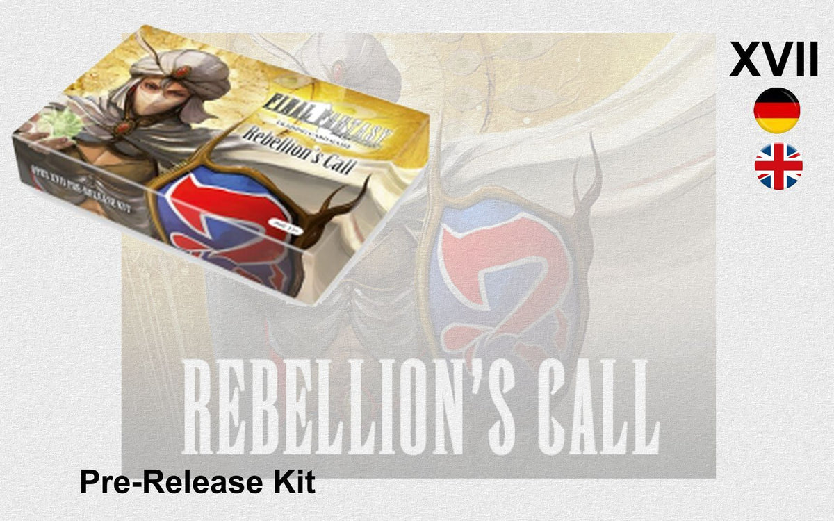 Final Fantasy TCG OPUS 17 / XVII Rebellion`s Call Pre-Release Kit - engl./dt.
