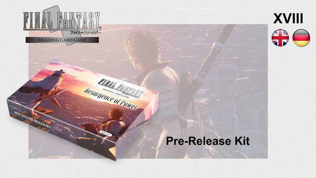Final Fantasy TCG OPUS 18 / XVIII Resurgence of Power - Pre-Release Kit - engl./dt.