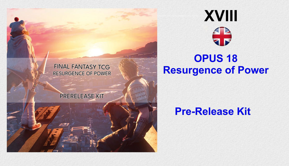 Final Fantasy TCG OPUS 18 / XVIII Resurgence of Power - Pre-Release Kit - engl./dt.