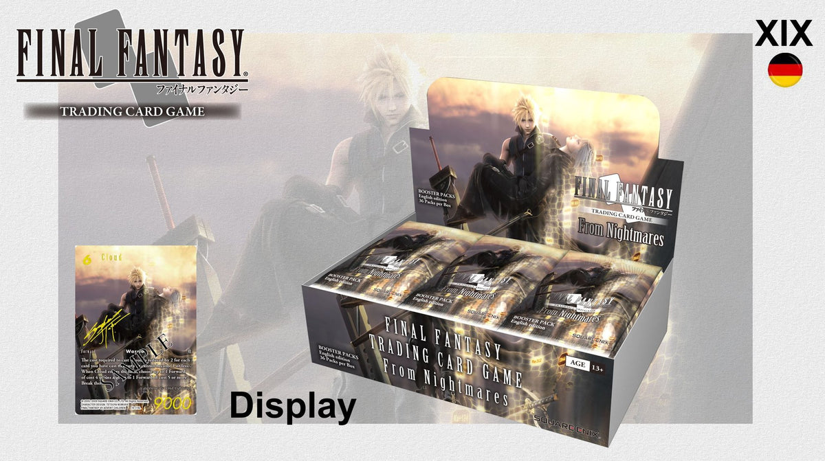 Final Fantasy TCG OPUS 19 / XIX - From Nightmares - 36 Booster Display - deutsch