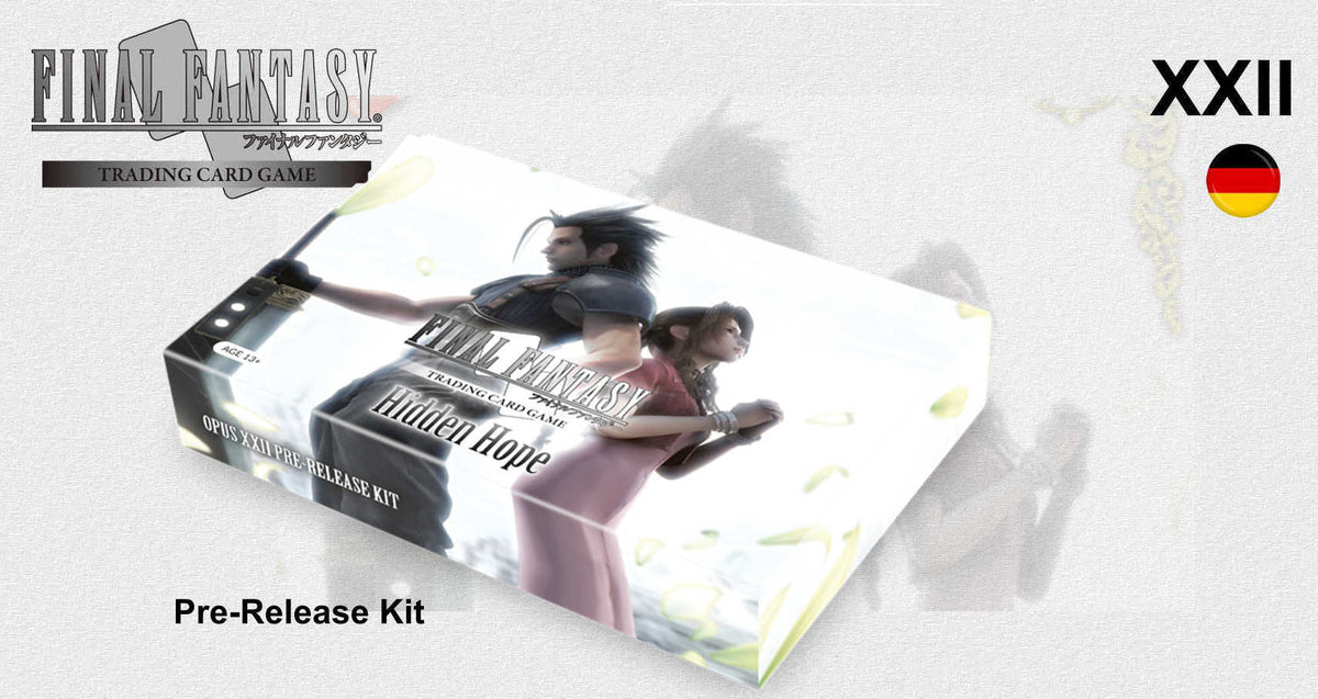 Final Fantasy TCG OPUS 22 / XXII - Hidden Hope - Pre-Release Kit - Deutsch