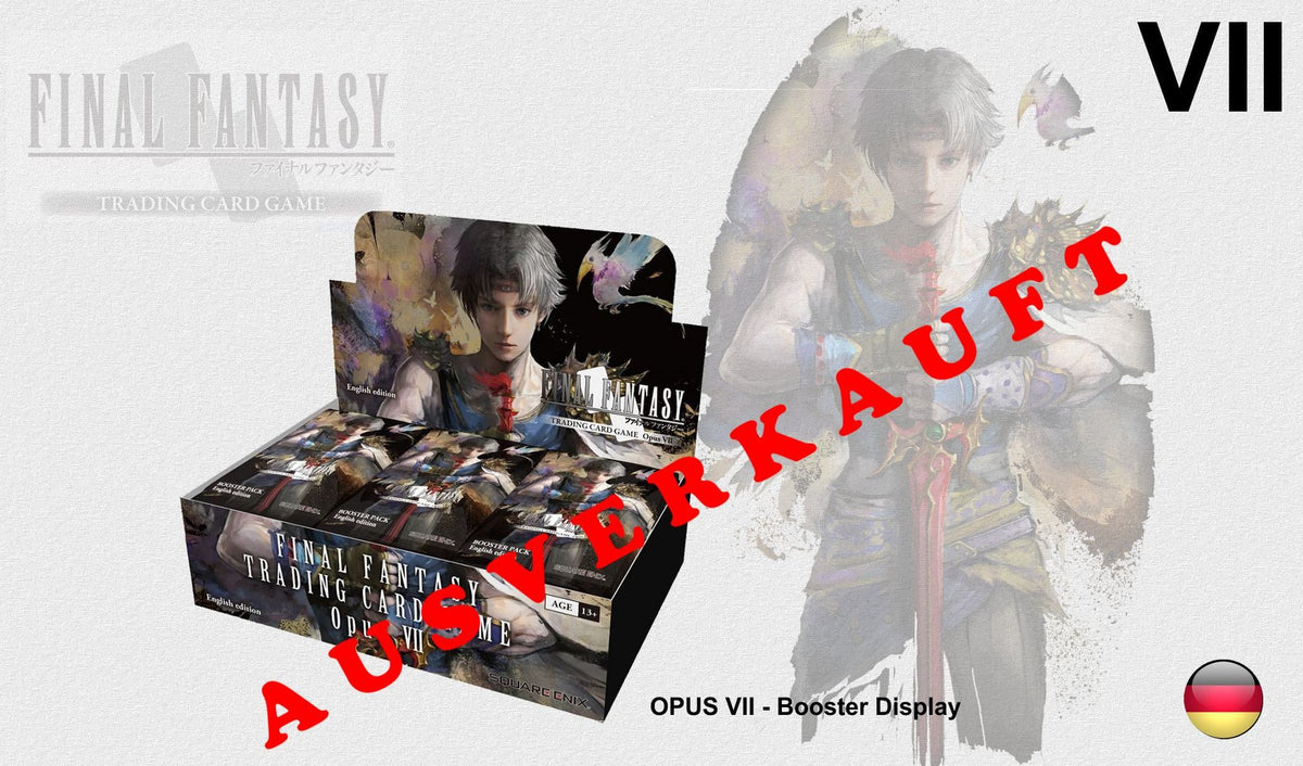 Final Fantasy TCG OPUS 7 / VII Display 36 Booster deutsch