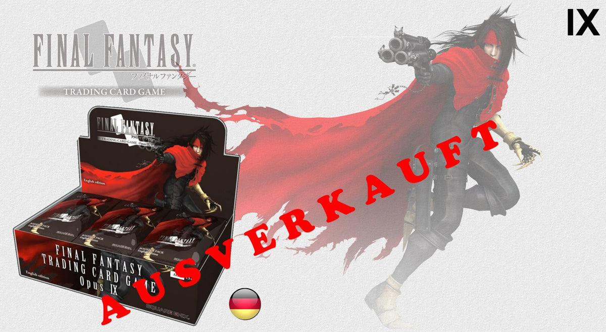 Final Fantasy TCG OPUS 9 / IX Display 36 Booster deutsch