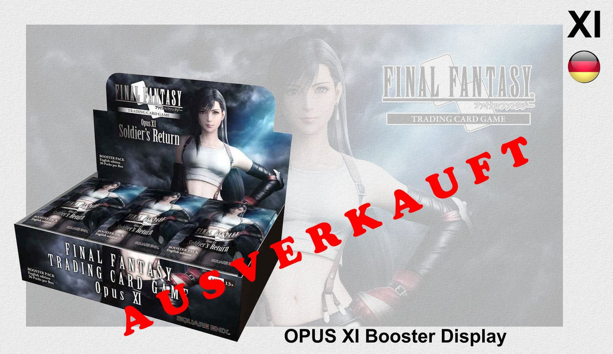 Final Fantasy TCG OPUS 11 / XI  - Soldier's Return - Display 36 Booster deutsch