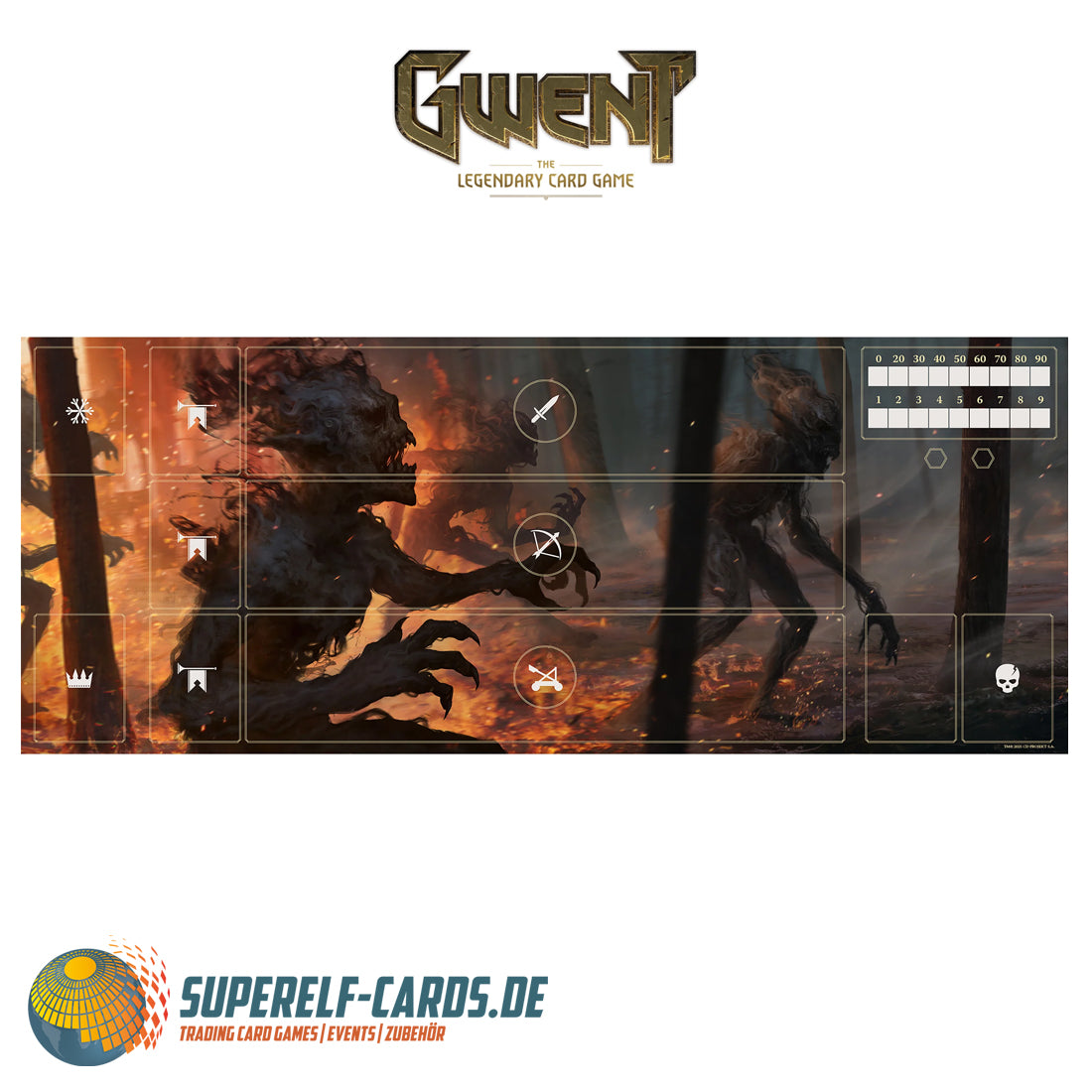 GWENT - Spielmatte - Verschiedene Motive