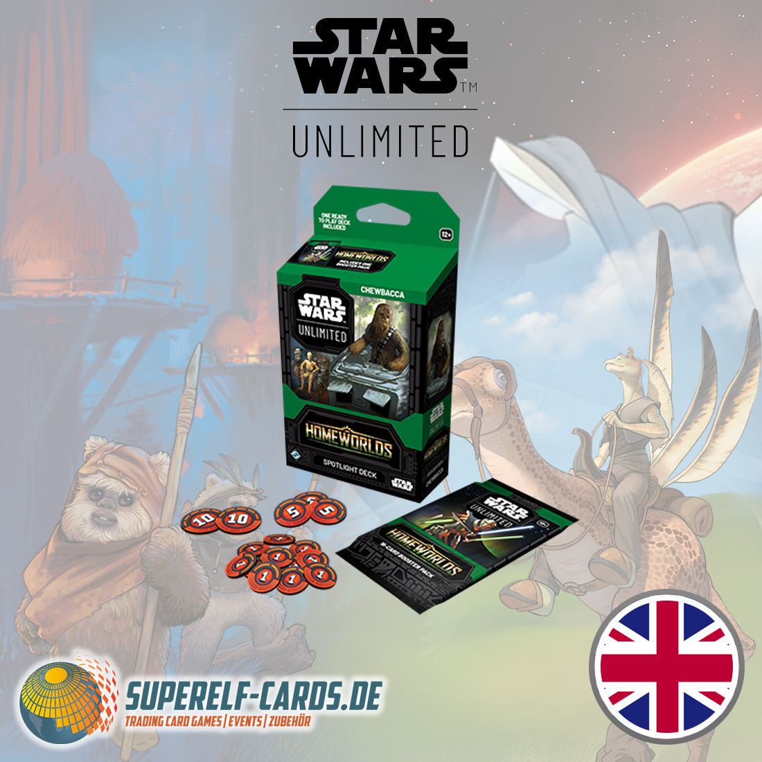 Star Wars: Unlimited - Heimatwelten / Homeworlds - Spotlight-Deck: Chewbacca DE / EN