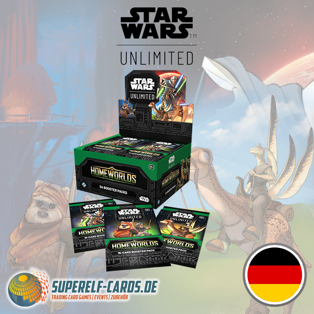 Star Wars: Unlimited - Heimatwelten / Homeworlds - Booster Display DE / EN