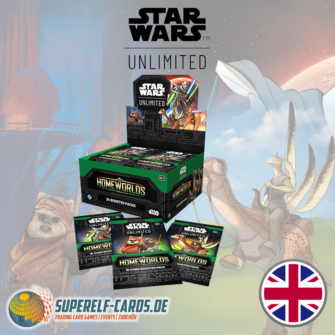 Star Wars: Unlimited - Heimatwelten / Homeworlds - Booster Display DE / EN