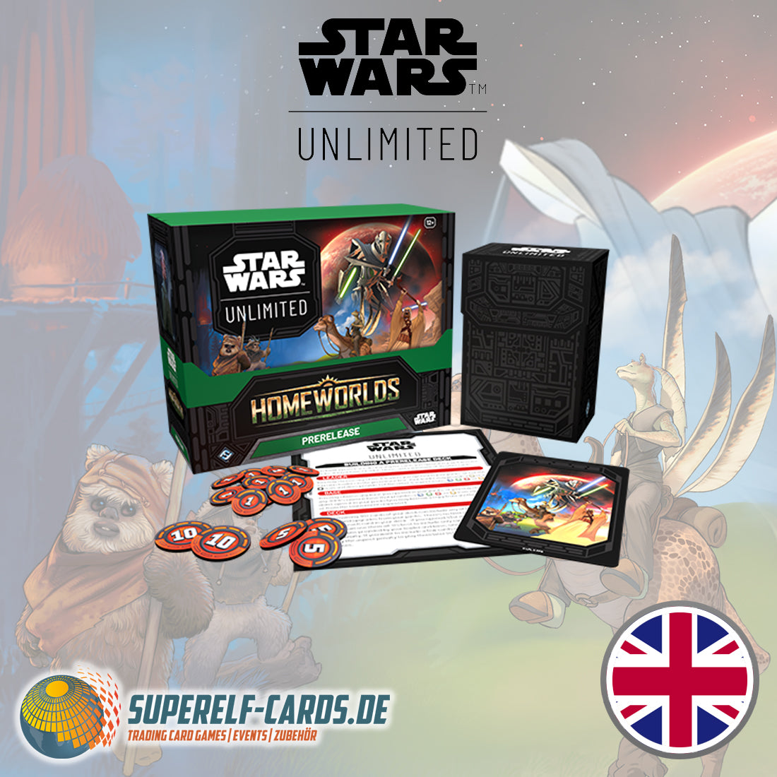 Star Wars: Unlimited - Heimatwelten / Homeworlds - Pre-Release Box DE / EN