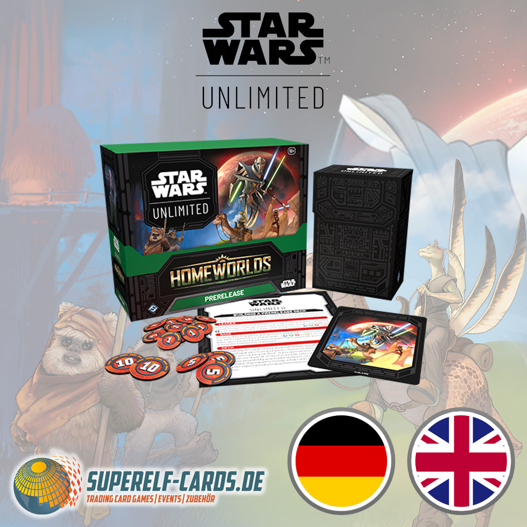 Star Wars: Unlimited - Heimatwelten / Homeworlds - Pre-Release Box DE / EN