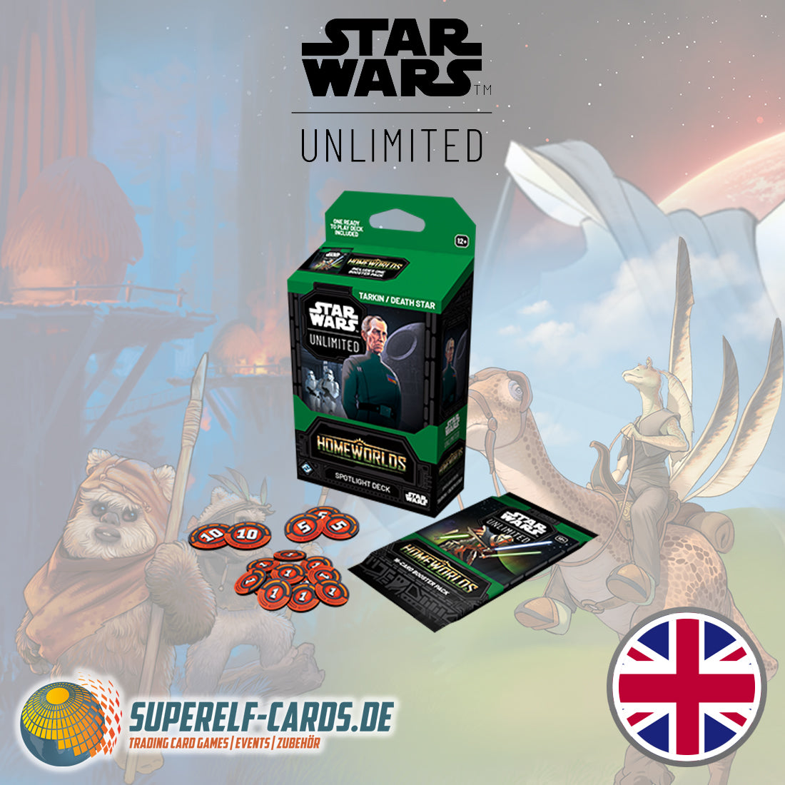 Star Wars: Unlimited - Heimatwelten / Homeworlds - Spotlight-Deck: Tarkin / Death Star DE / EN