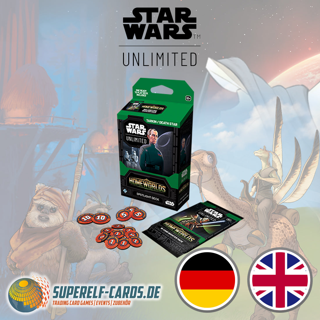 Star Wars: Unlimited - Heimatwelten / Homeworlds - Spotlight-Deck: Tarkin / Death Star DE / EN