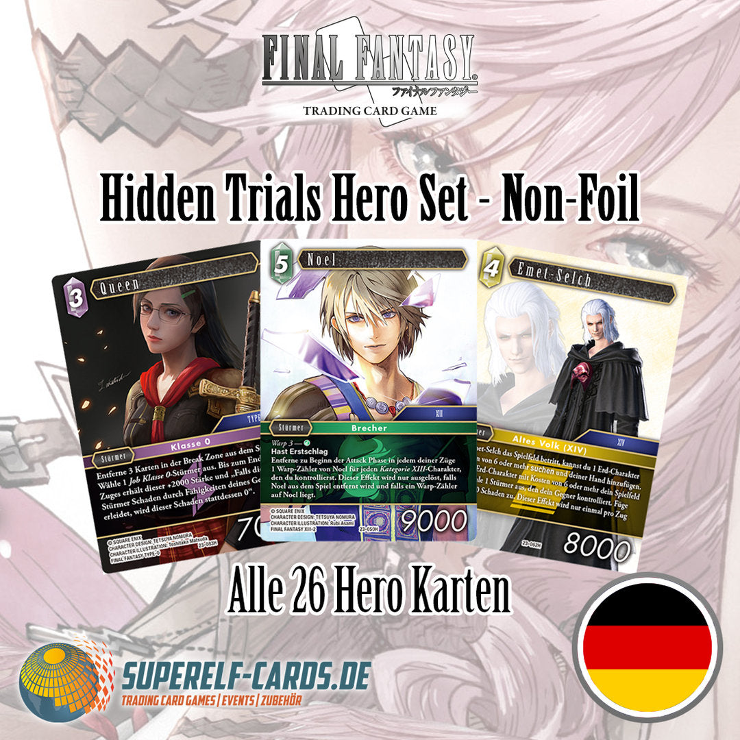 OPUS 23 - Hidden Trials - Non-Foil Hero Set Deutsch
