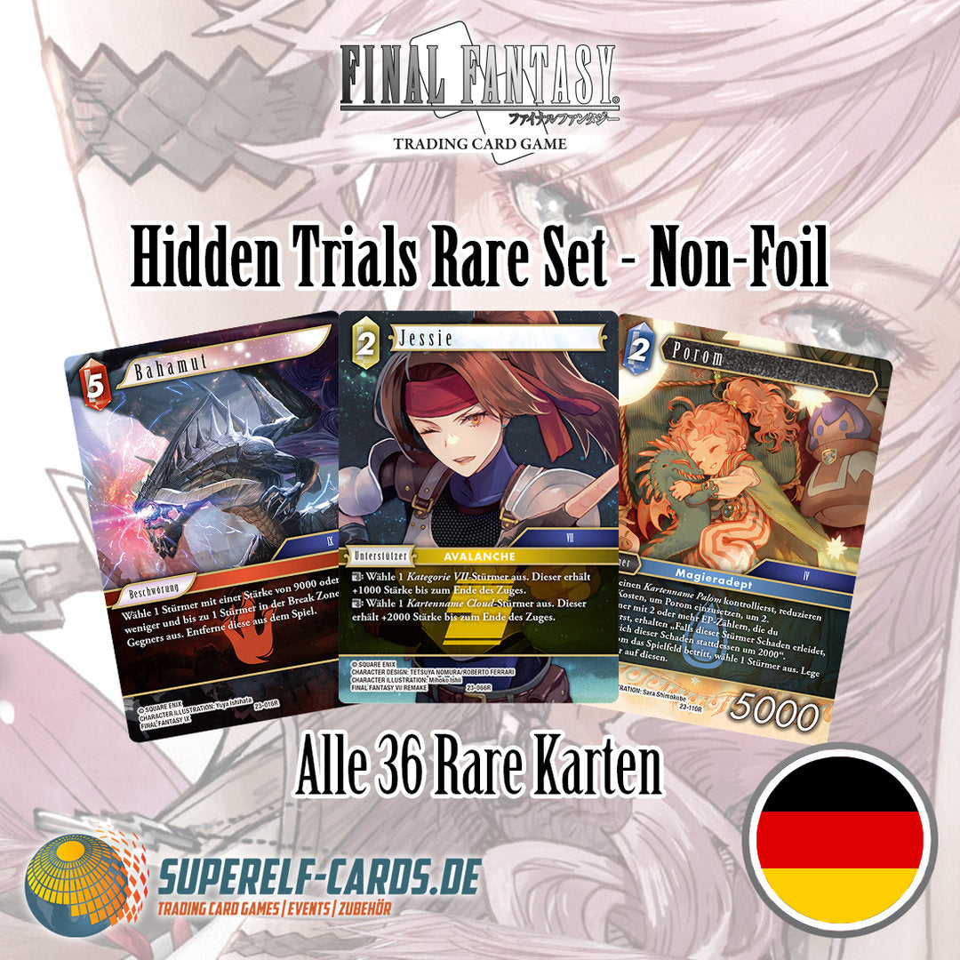 OPUS 23 - Hidden Trials - Non-Foil Rare Set Deutsch