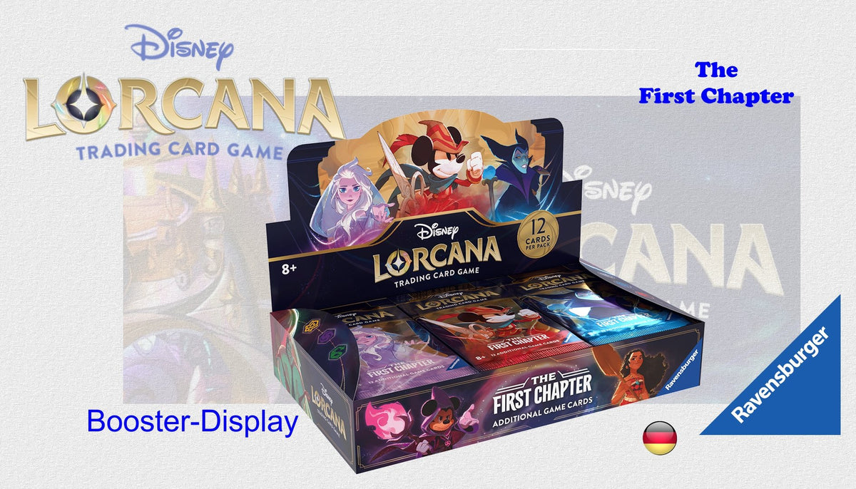 Disney Lorcana TCG - 24 Booster Display - Das erste Kapitel - dt./engl.