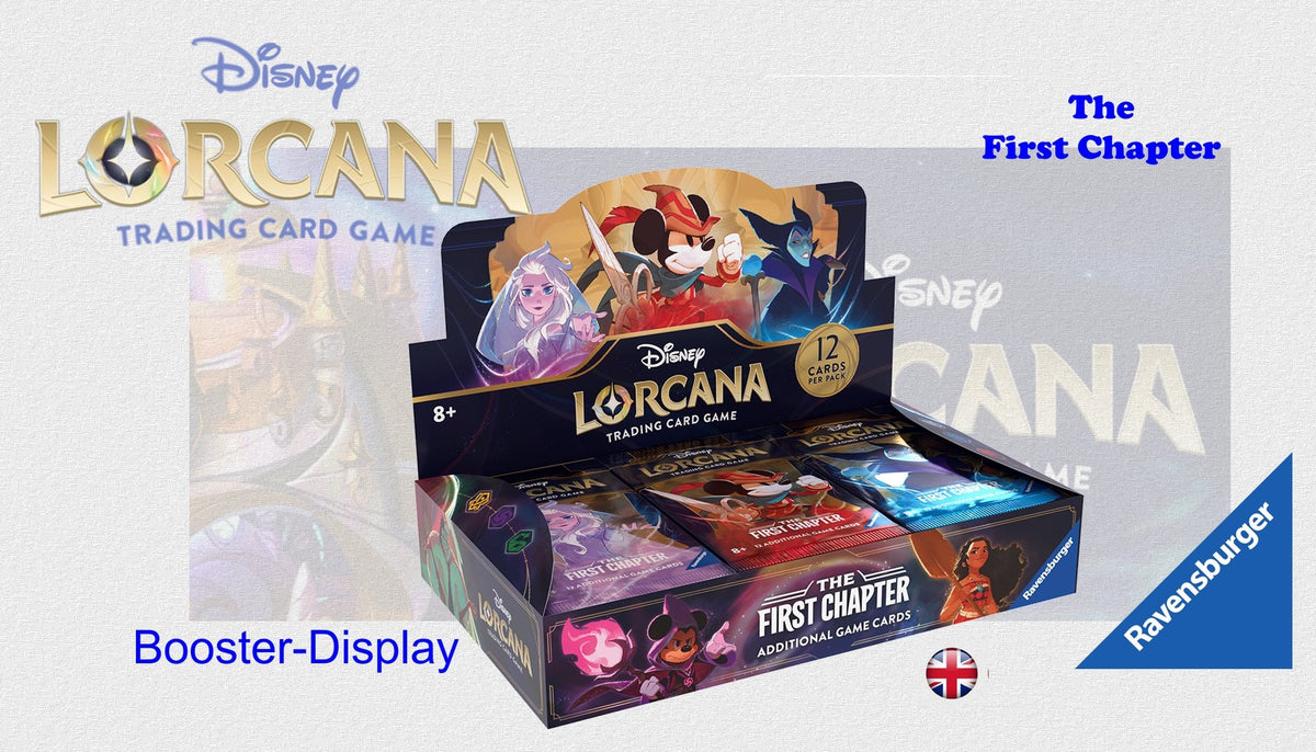 Disney Lorcana TCG - 24 Booster Display - Das erste Kapitel - dt./engl.