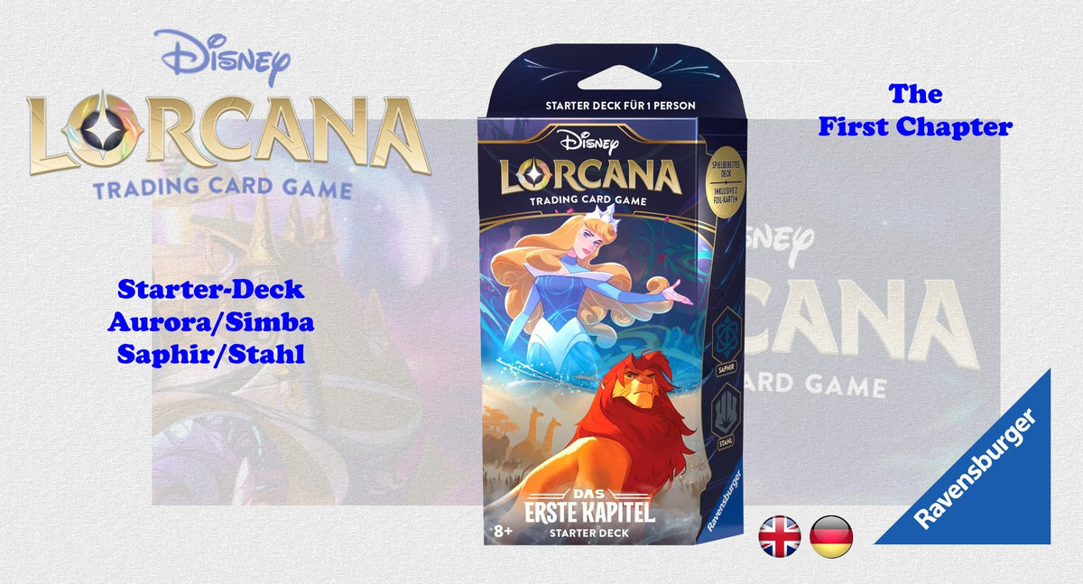 Disney Lorcana TCG - Starter Deck Aurora/Simba - Das erste Kapitel - dt./engl.