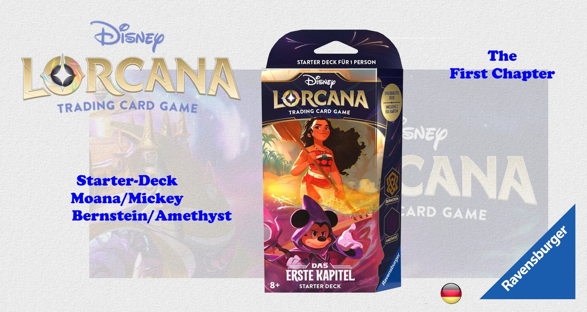 Disney Lorcana TCG - Starter Deck Moana/Mickey - Das erste Kapitel - dt./engl.