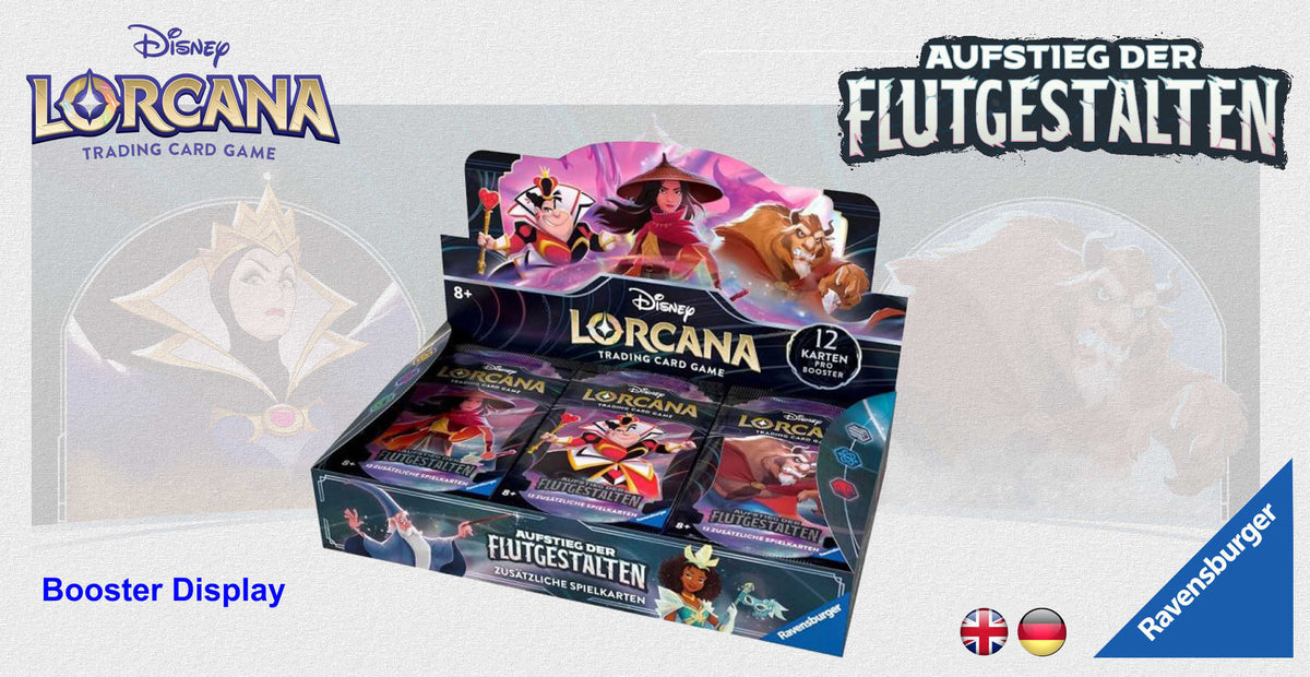 Disney Lorcana TCG - 24 Booster Display - Aufstieg der Flutgestalten - dt./engl.