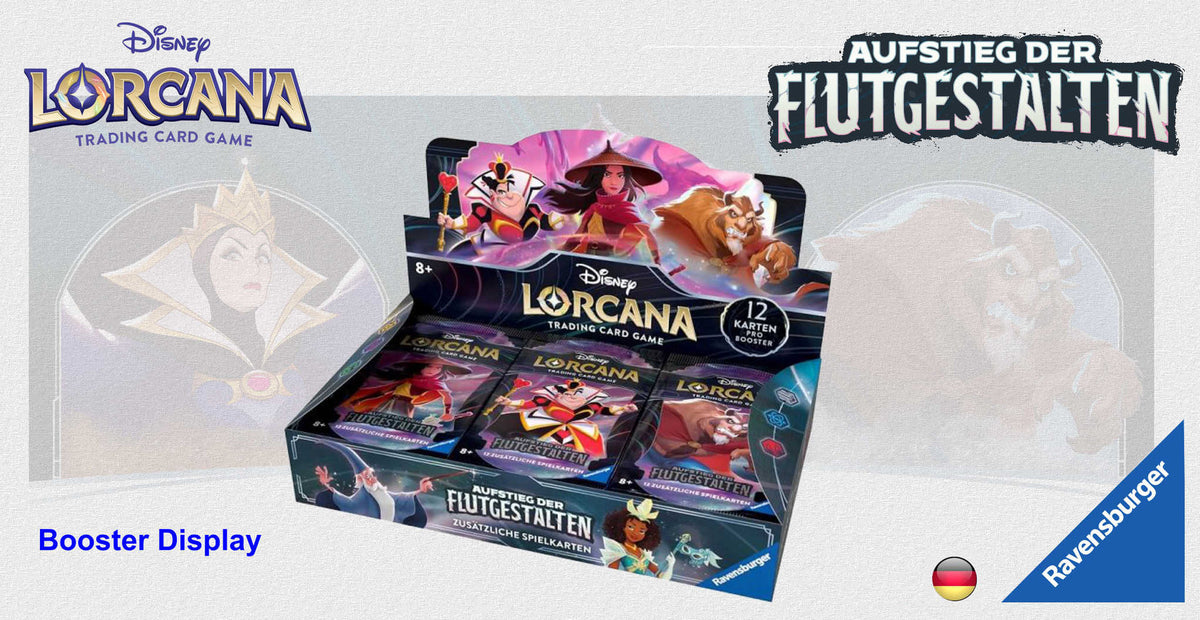 Disney Lorcana TCG - 24 Booster Display - Aufstieg der Flutgestalten - dt./engl.