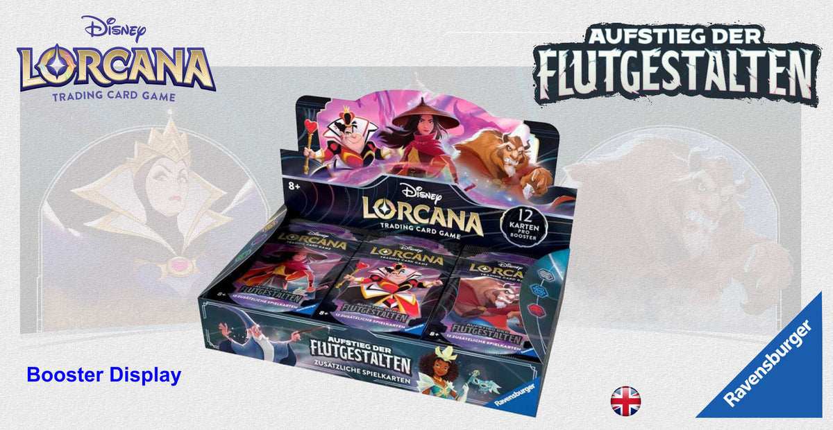 Disney Lorcana TCG - 24 Booster Display - Aufstieg der Flutgestalten - dt./engl.