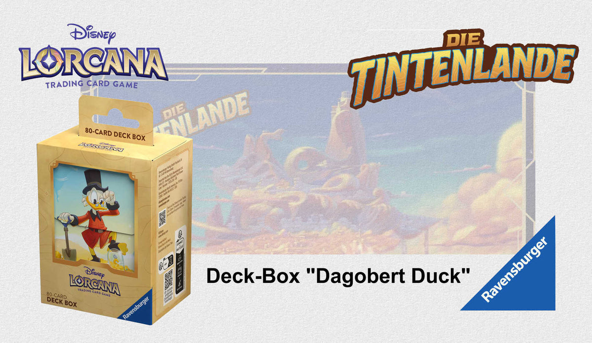 Disney Lorcana TCG - Die Tintenlande - Deck-Box Dagobert Duck