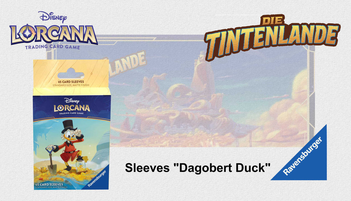 Disney Lorcana TCG - Die Tintenlande - 65 Sleeves Dagobert Duck