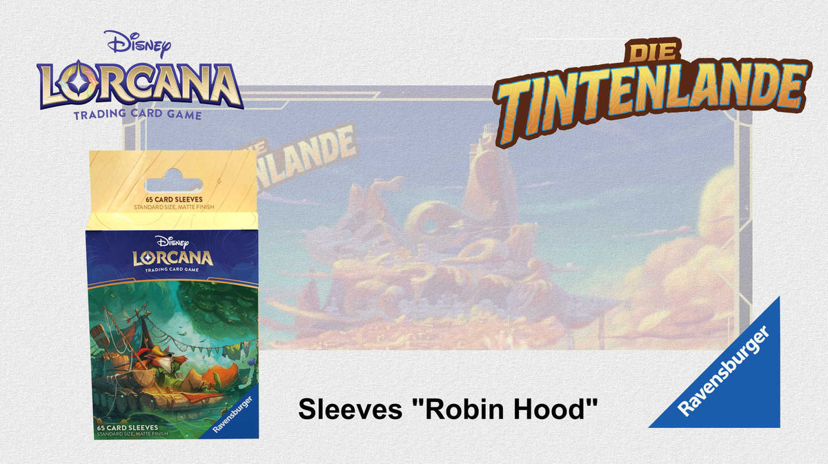 Disney Lorcana TCG - Die Tintenlande - 65 Sleeves Robin Hood