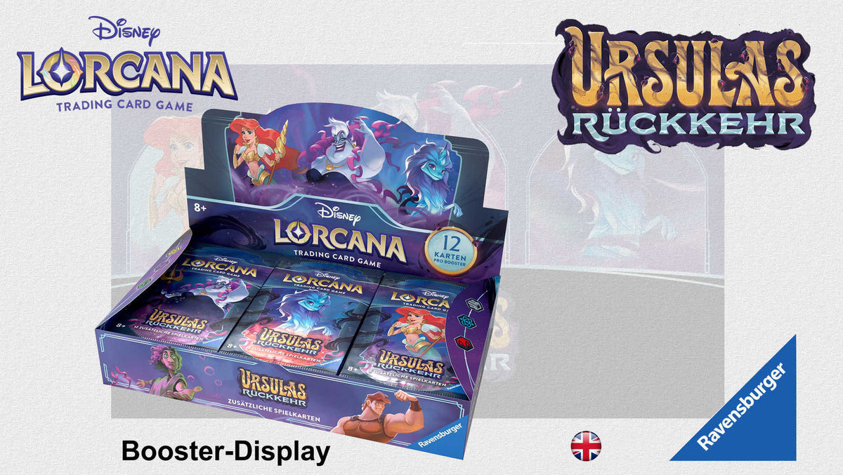 Disney Lorcana TCG - 24 Booster Display - Ursulas Rückkehr - dt./engl.