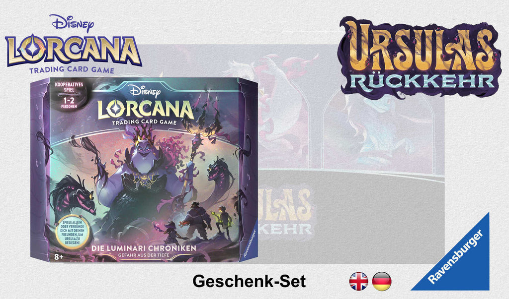 Disney Lorcana - Ursulas Rückkehr - Die Luminari Chroniken Gefahr a.d. Tiefe dt./engl.
