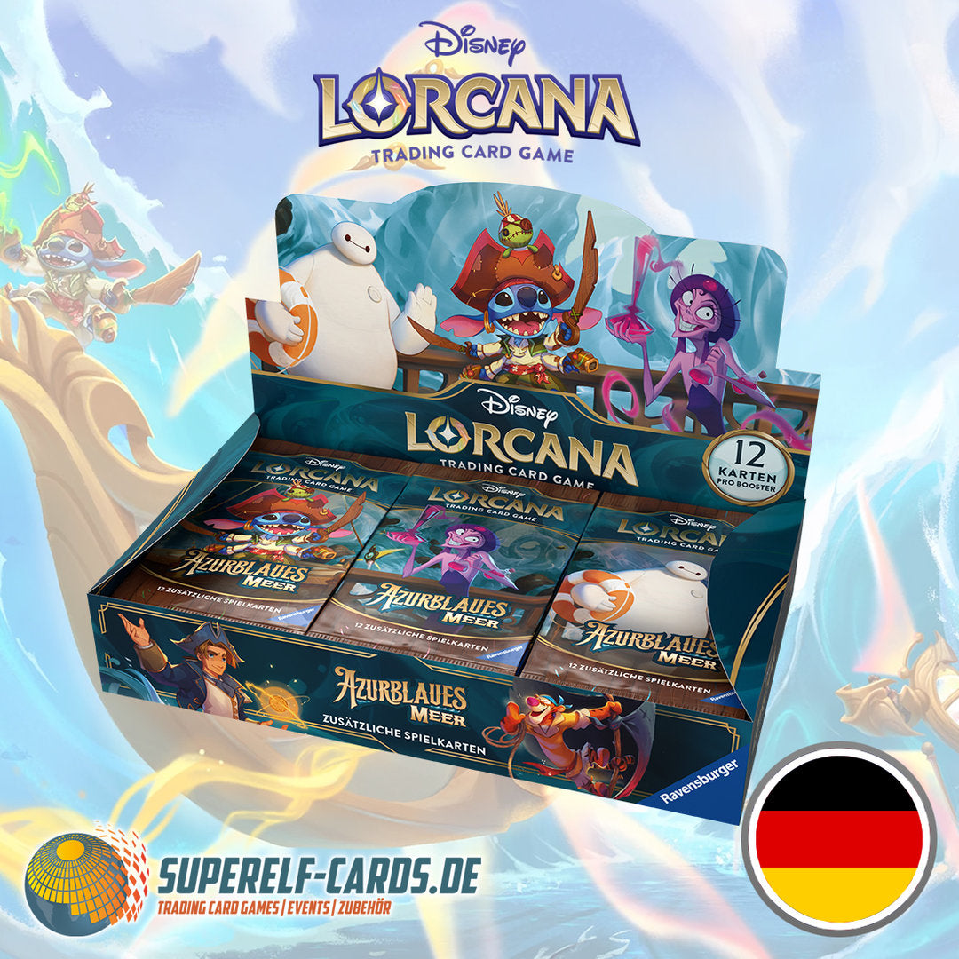 Disney Lorcana - Azurblaues Meer - Display EN / DE