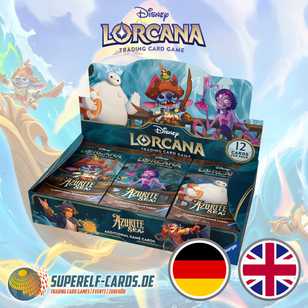 Disney Lorcana - Azurblaues Meer - Display EN / DE