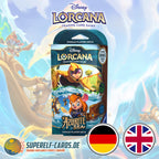 Disney Lorcana - Azurblaues Meer - Starter Deck Smaragd / Saphir EN / DE
