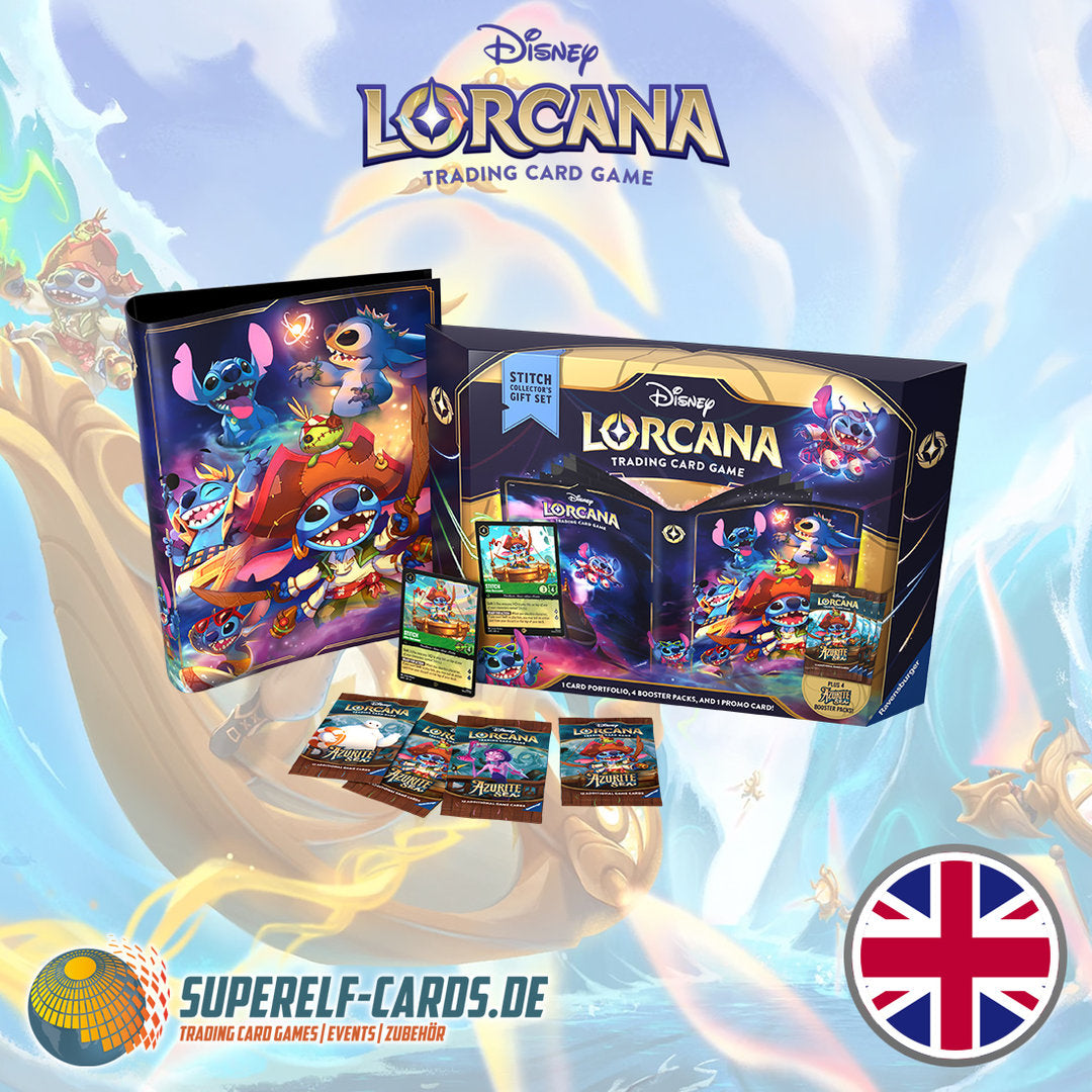 Disney Lorcana - Azurblaues Meer - Stitch Geschenkset EN / DE
