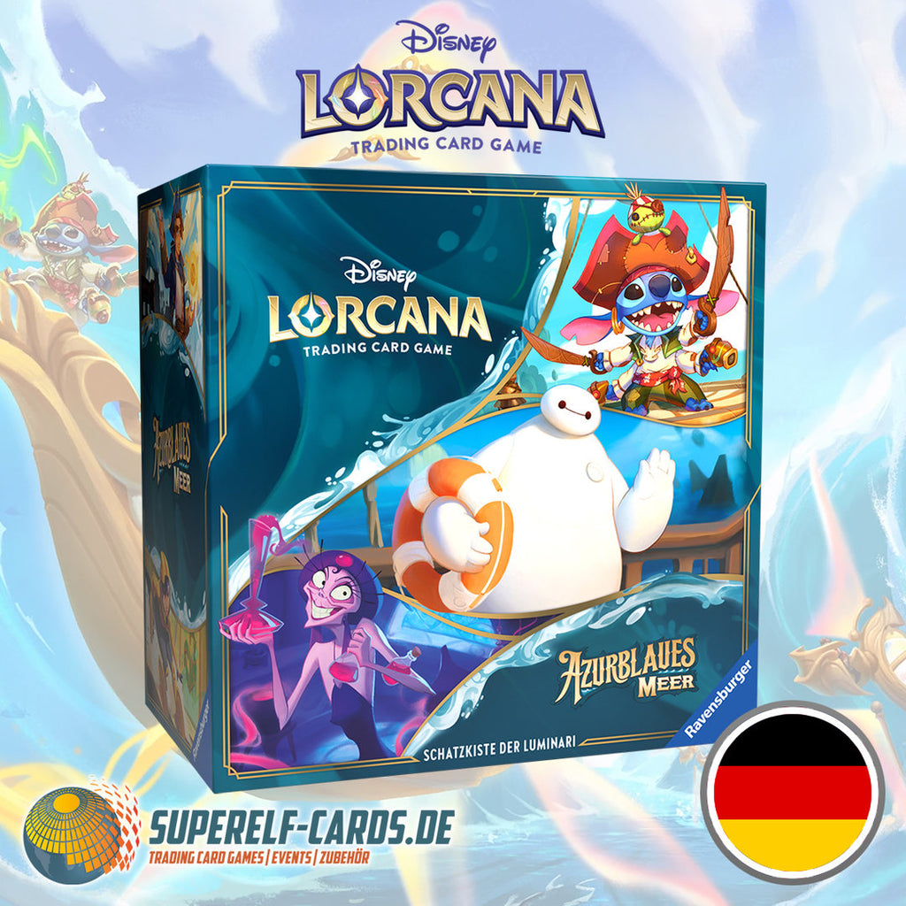 Disney Lorcana - Azurblaues Meer - Schatzkiste der Luminari EN / DE