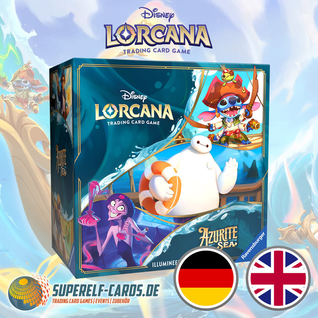 Disney Lorcana - Azurblaues Meer - Schatzkiste der Luminari EN / DE