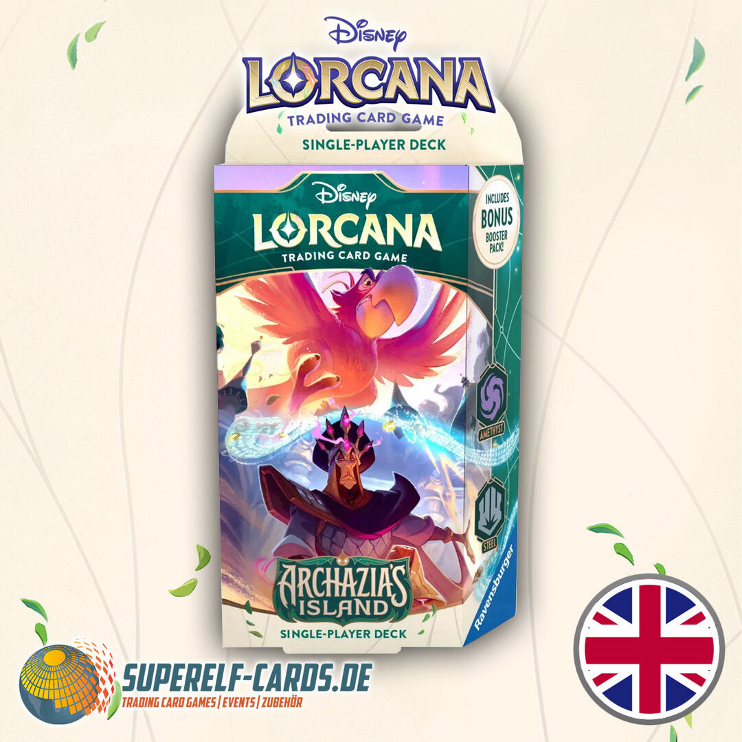 Disney Lorcana - Archazias Insel - Starter Deck Amethyst / Stahl EN / DE