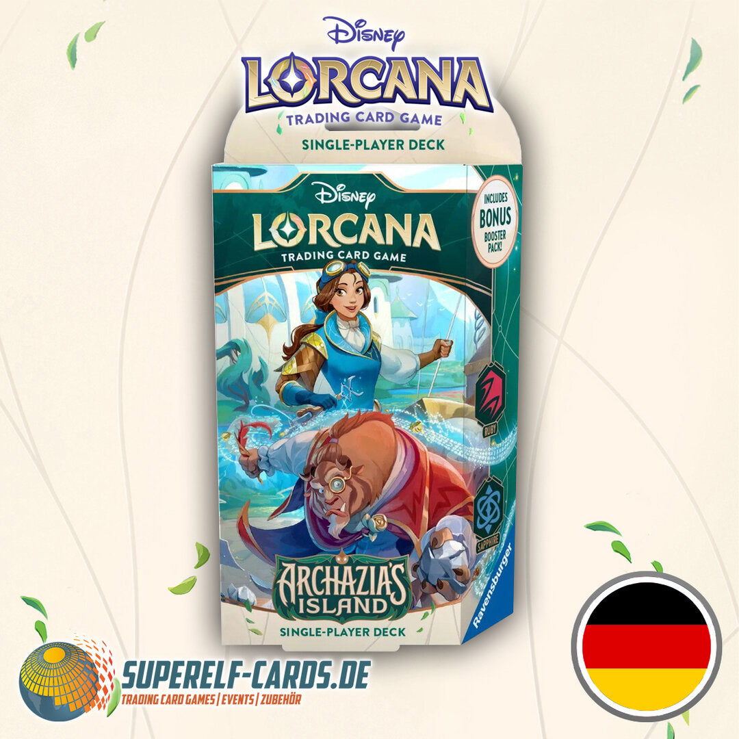 Disney Lorcana - Archazias Insel - Starter Deck Rubin / Saphir EN / DE