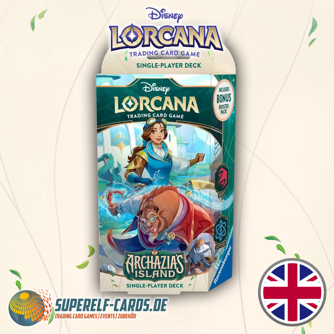 Disney Lorcana - Archazias Insel - Starter Deck Rubin / Saphir EN / DE
