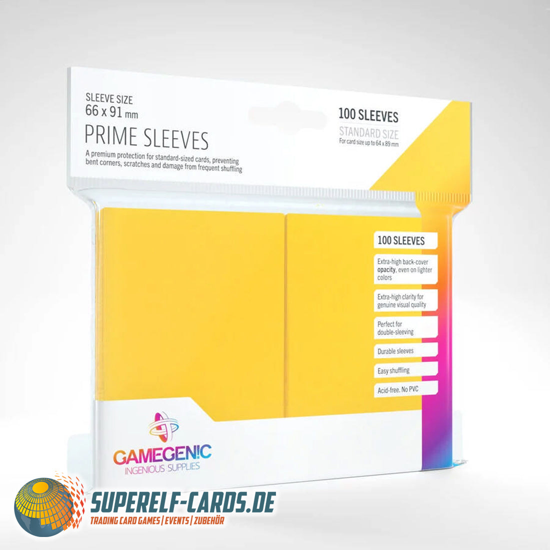 Gamegenic - Matte Prime Sleeves - Standard Size - 100 Stück