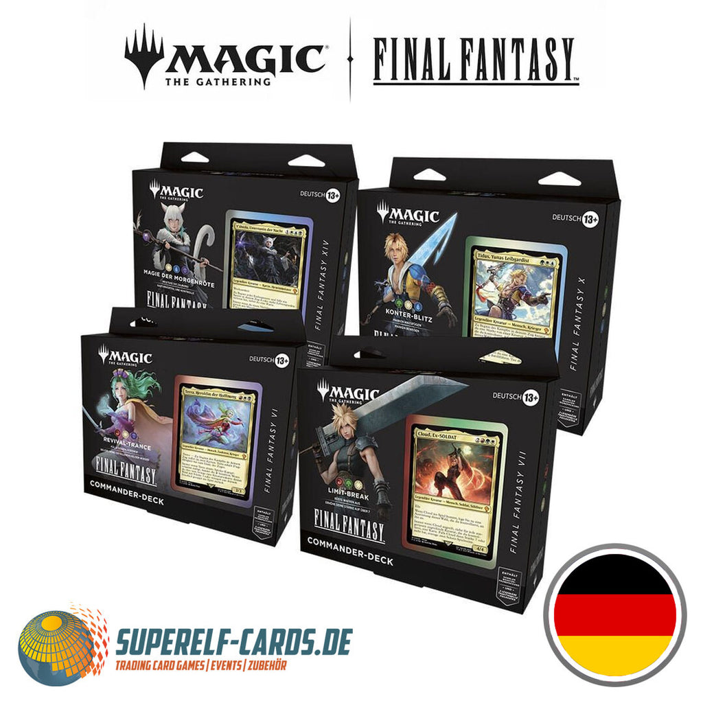 Magic the Gathering - Final Fantasy - Commander Deck Bundle Deutsch / Englisch