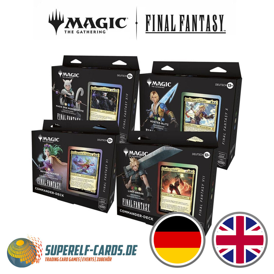 Magic the Gathering - Final Fantasy - Commander Deck Bundle Deutsch / Englisch