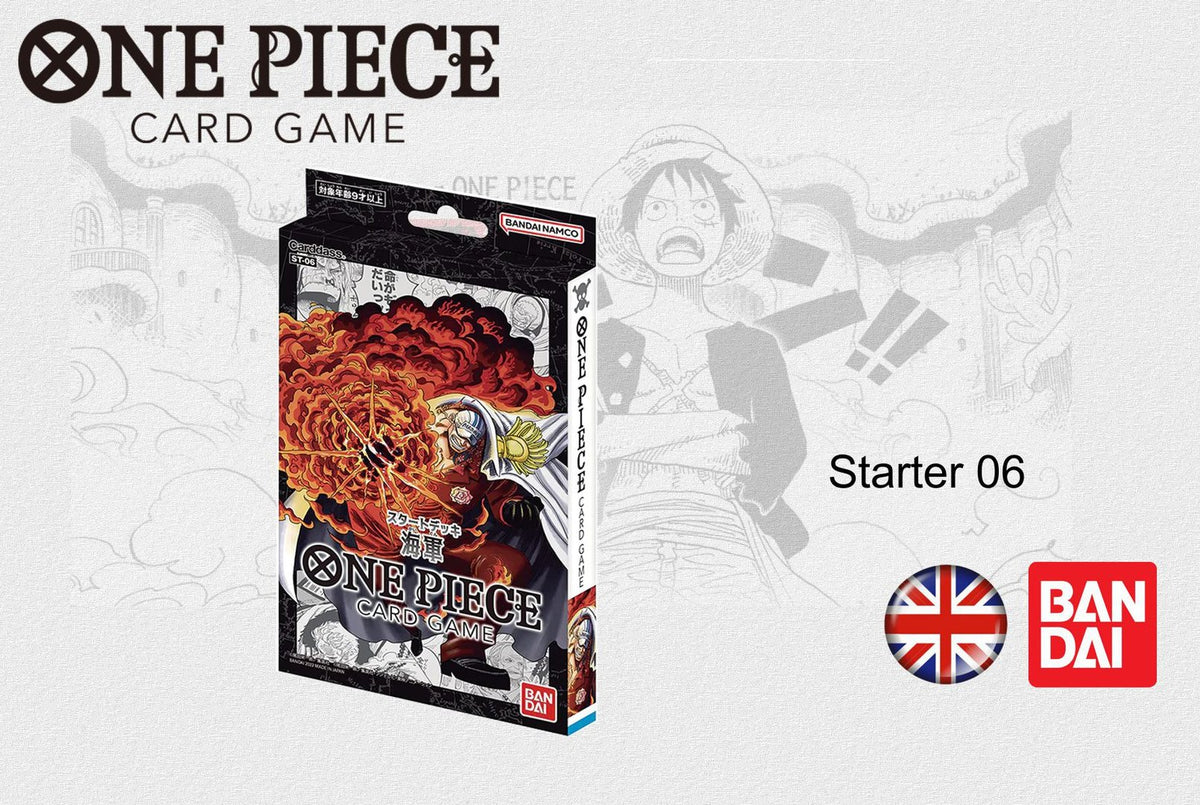 One Piece Card Game - Absolute Justice -Navy - Starter Deck ST06 - englisch
