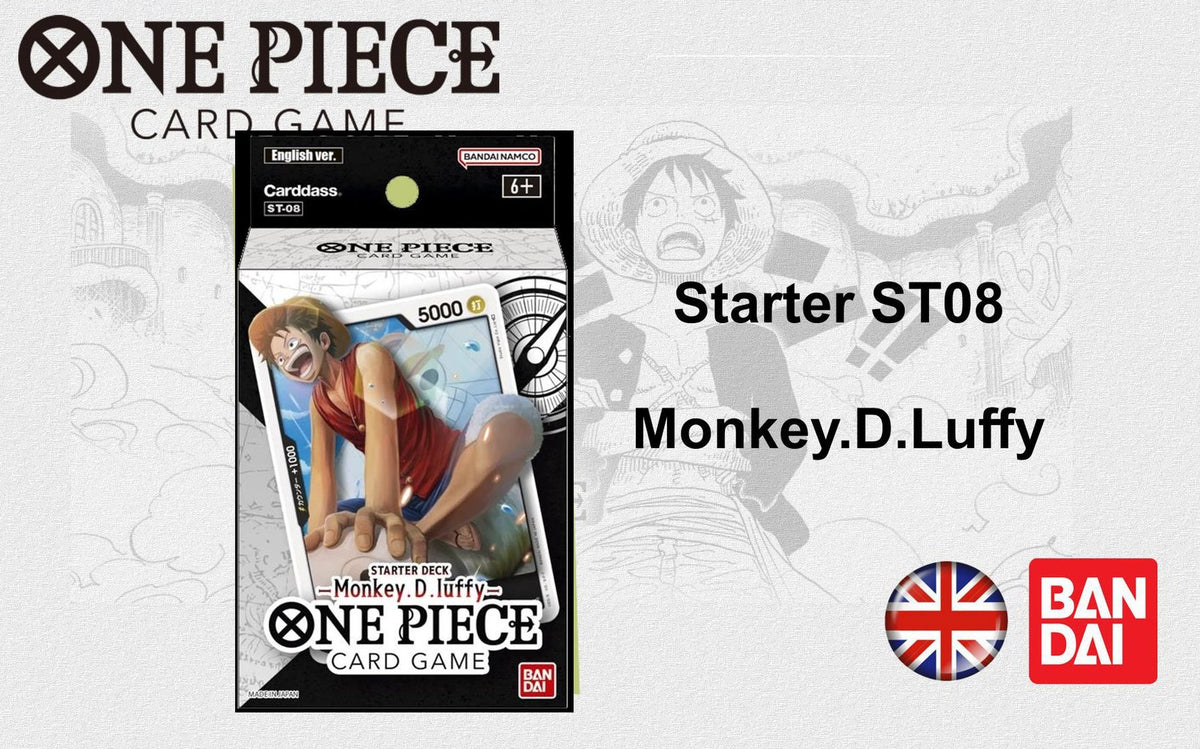One Piece Card Game - Monkey.D.Luffy - Starter Deck ST08 - englisch