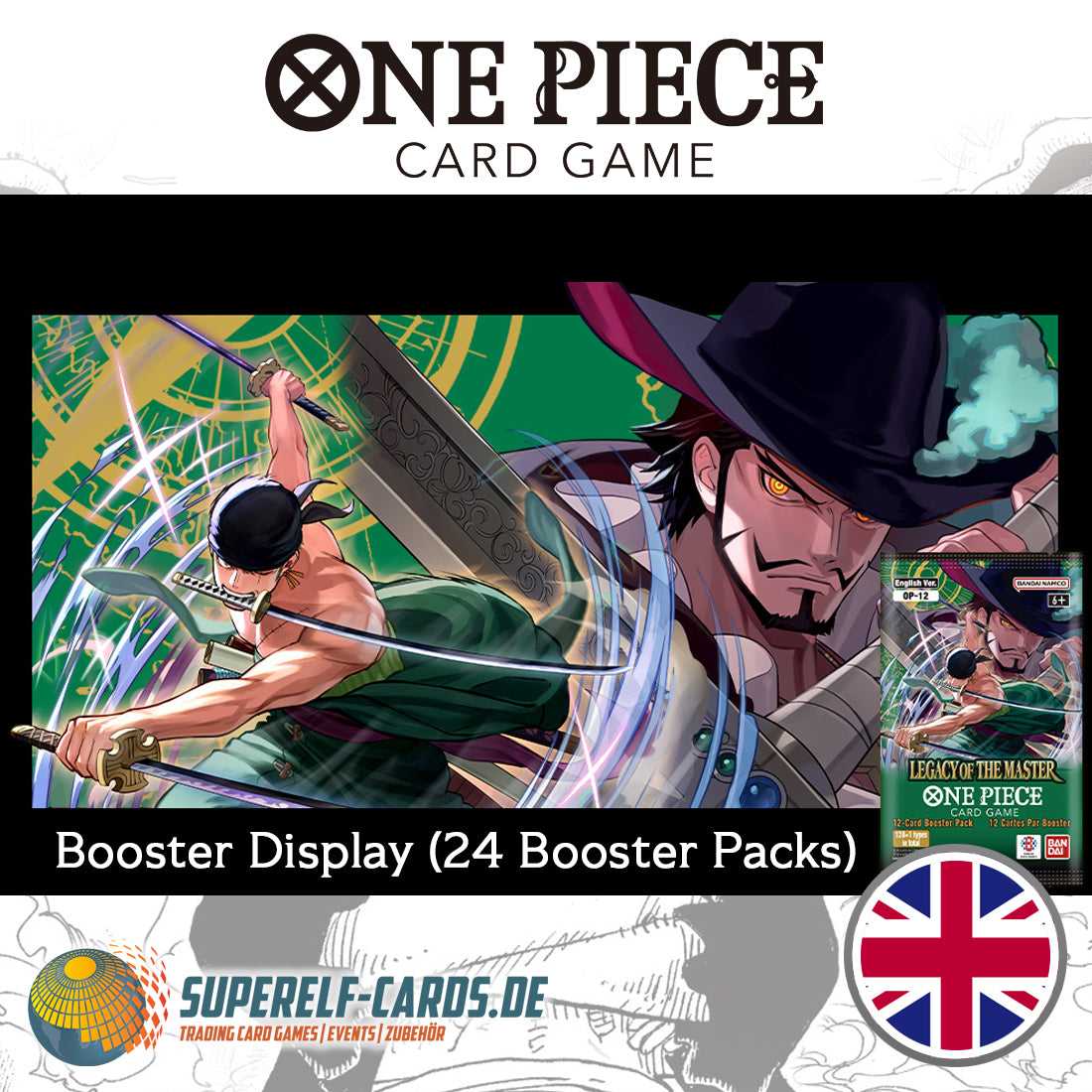 One Piece Card Game - OP12 - Legacy of the Master - Booster Display Englisch