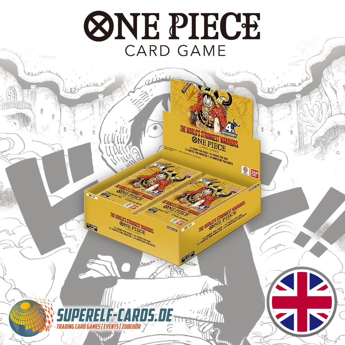 One Piece Card Game - OP17 - The World's Strongest Warrior Booster Display EN