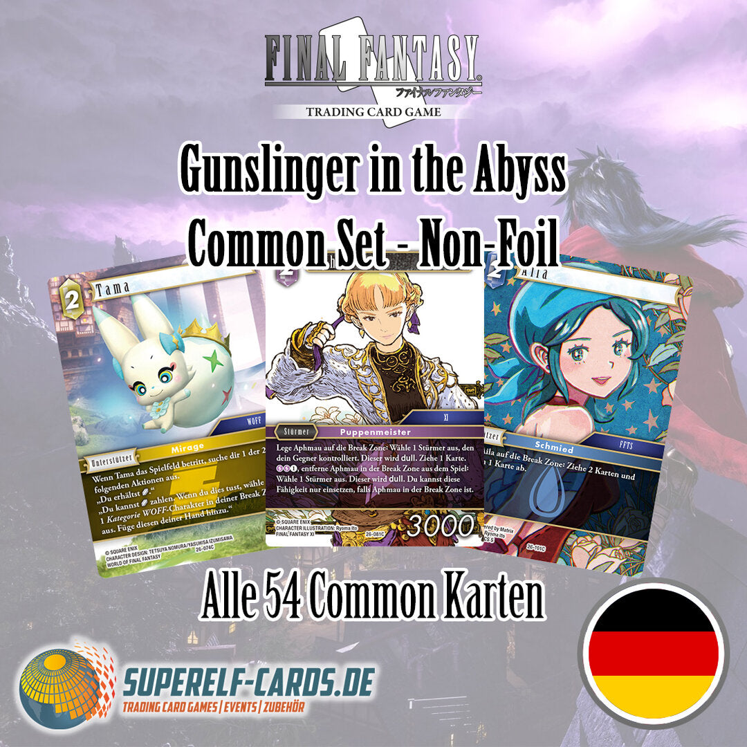 OPUS 26 - Gunslinger in the Abyss - Non-Foil Common Set Deutsch