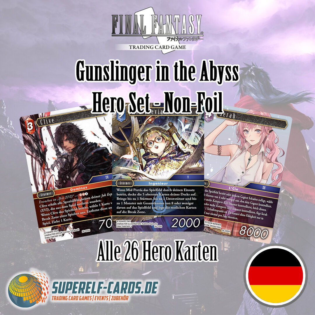 OPUS 26 - Gunslinger in the Abyss - Non-Foil Hero Set Deutsch