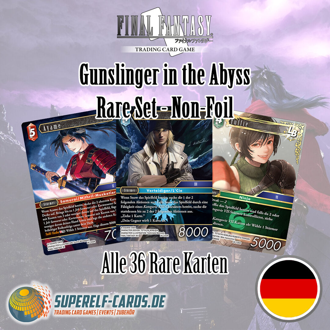 OPUS 26 - Gunslinger in the Abyss - Non-Foil Rare Set Deutsch